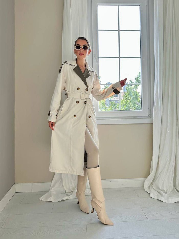 White Trench Coat - Image 3
