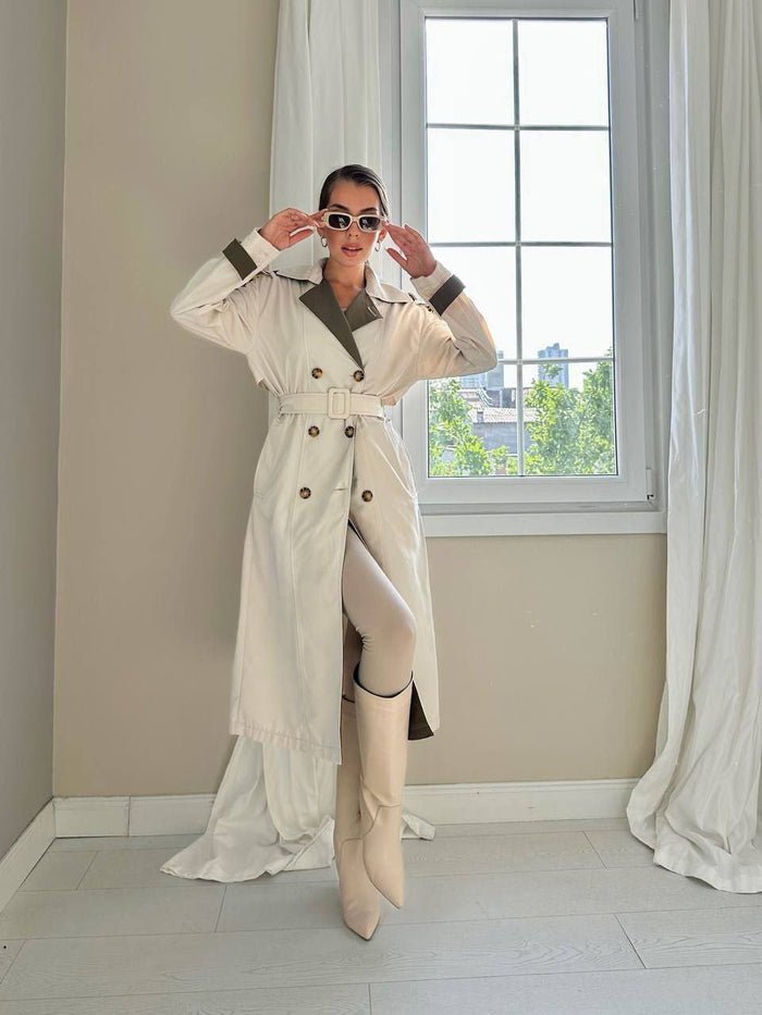 White Trench Coat - Image 2