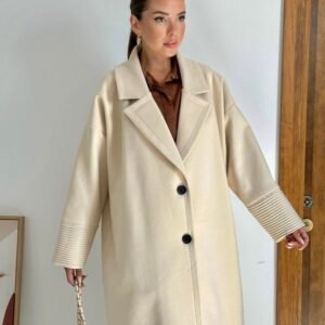Cuff Detailed Coat